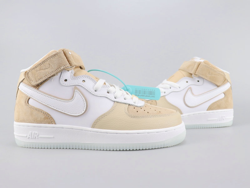 2020 Nike Air Force 1'07 Brown White For Women